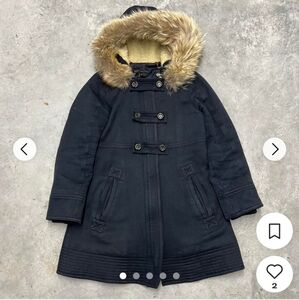 Marc jacobs coat, small in deep navy